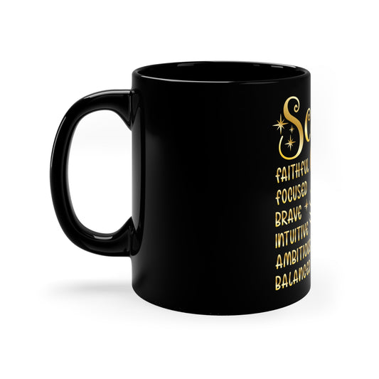 Scorpio 11oz Black Mug