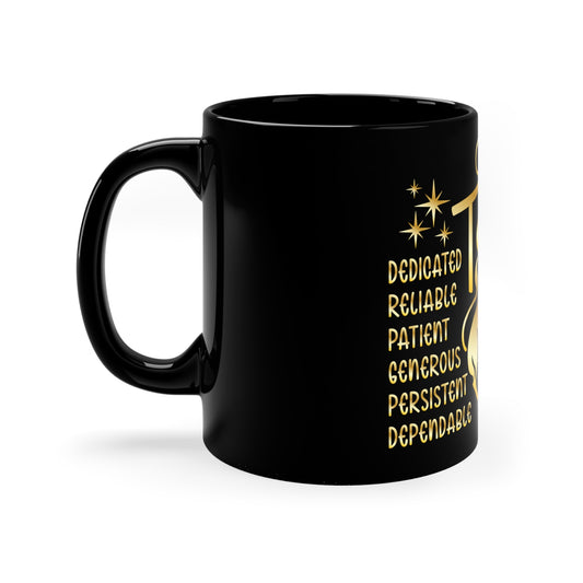 Taurus 11oz Black Mug