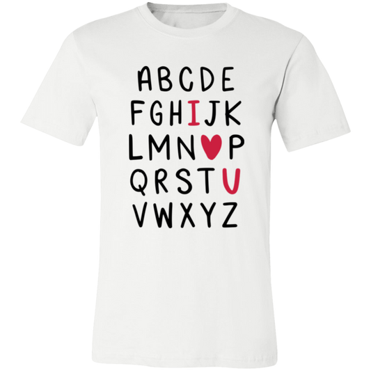 ABC black letters love style