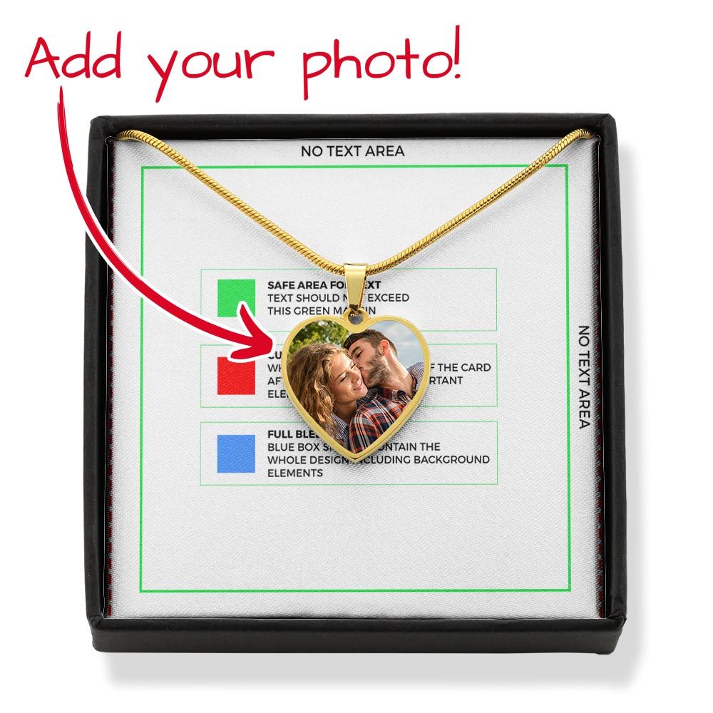 To My Mommy Heart Necklace