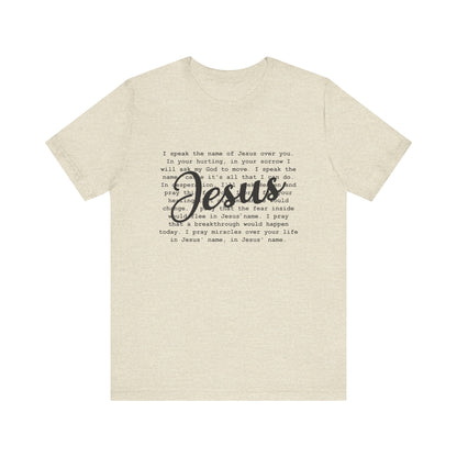 Speak the name of Jesus