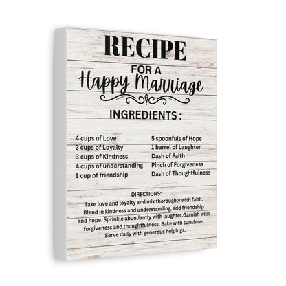 Recipe For a Happy Marriage