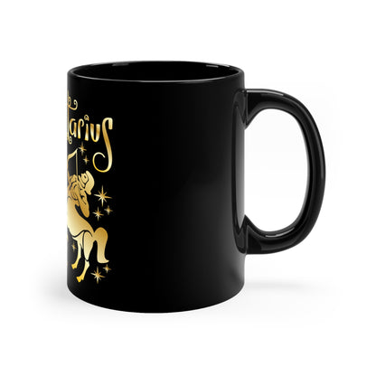 Sagittarius 11oz Black Mug
