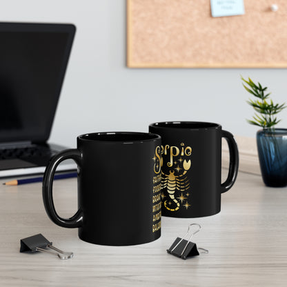 Scorpio 11oz Black Mug