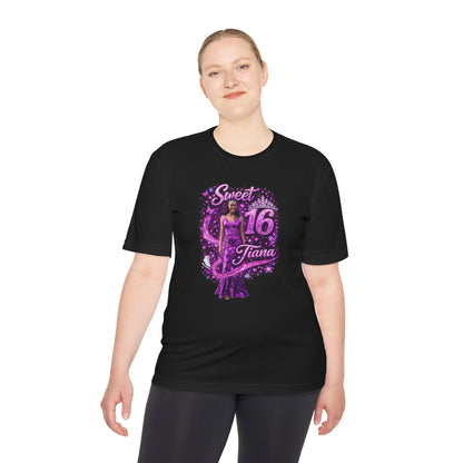 Sweet 16 Moisture-Wicking Tee — Sweet Sixteen Birthday Shirt