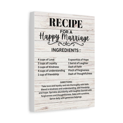 Recipe For a Happy Marriage