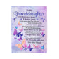 Granddaughter Plush Throw