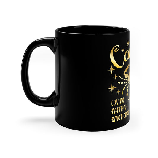 Cancer 11oz Black Mug