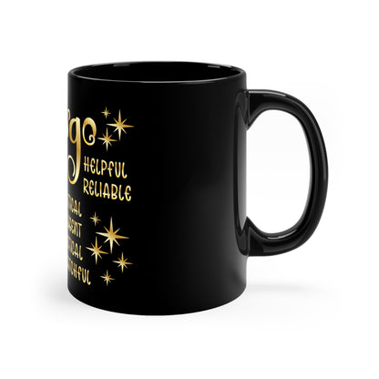 Virgo11oz Black Mug