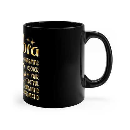 Libra 11oz Black Mug