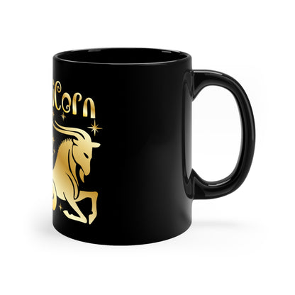 Capricorn 11oz Black Mug
