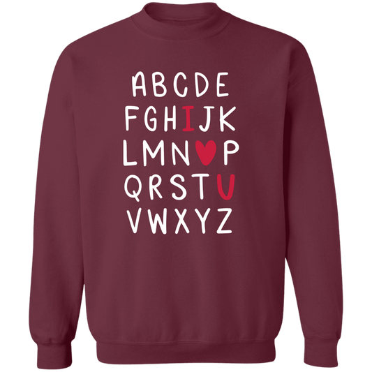 I love you abc cozy sweater