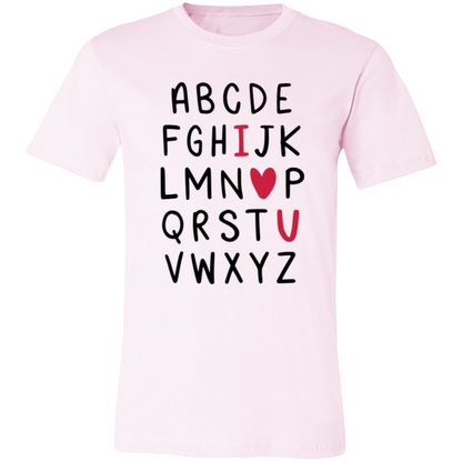 ABC black letters love style