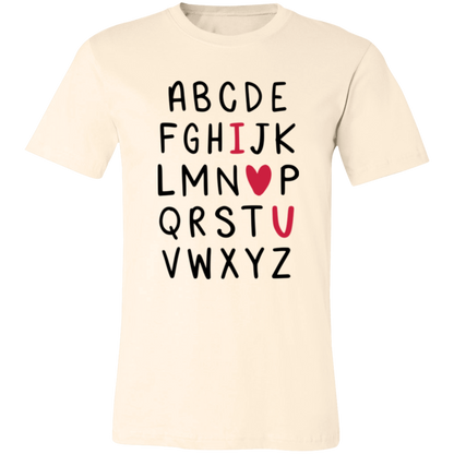 ABC black letters love style