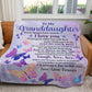 Granddaughter Plush Throw