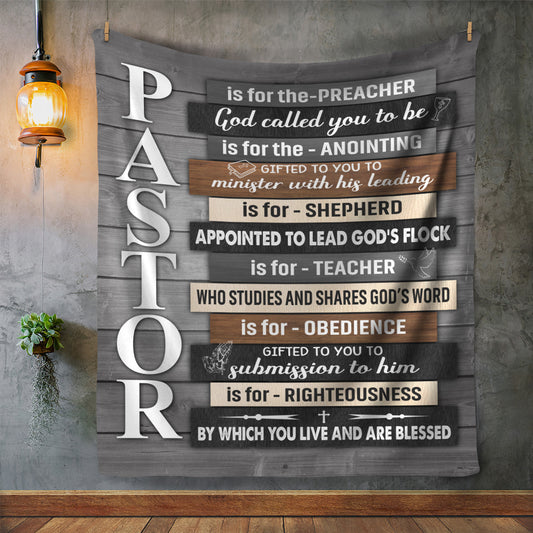 Pastor Plush Throw