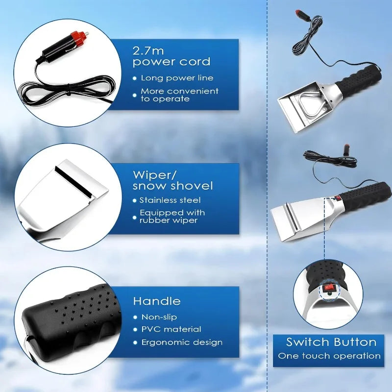 Electric Heated Ice Scraper