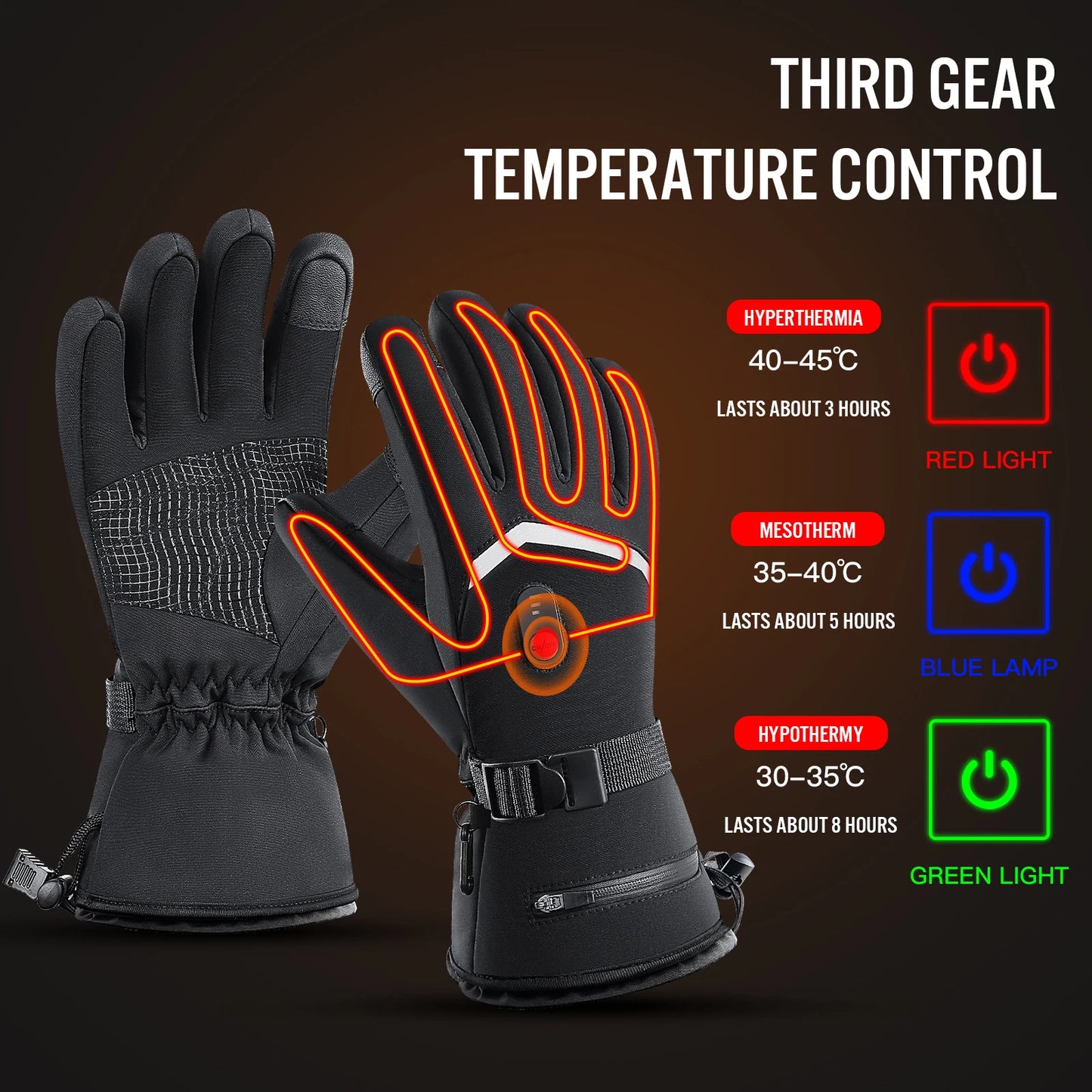Rechargeable Heated Gloves™