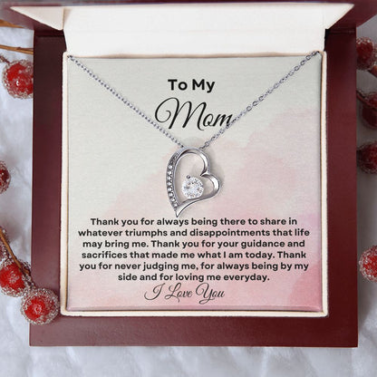 To My Mom Forever Love Necklace