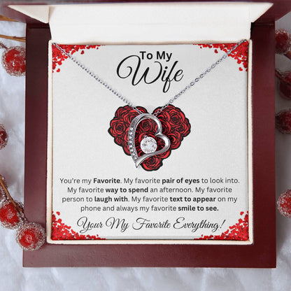 To My Wife Favorite Forever Love Necklace
