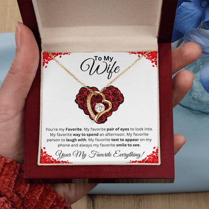 To My Wife Favorite Forever Love Necklace
