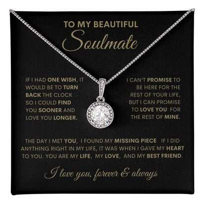 To My Soulmate Eternal Hope Necklace