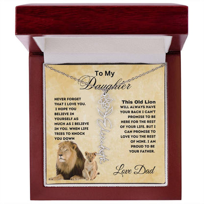 To My Daughter Forever Flower