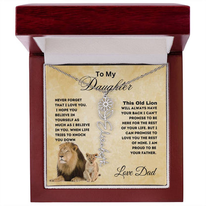 To My Daughter Forever Flower