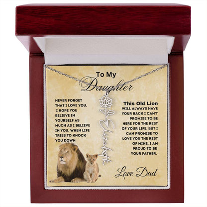 To My Daughter Forever Flower