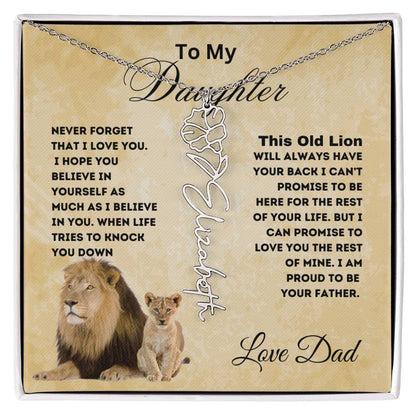 To My Daughter Forever Flower