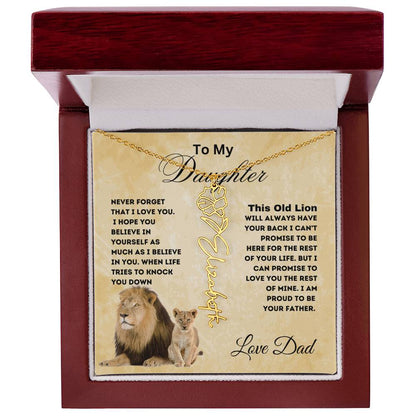 To My Daughter Forever Flower