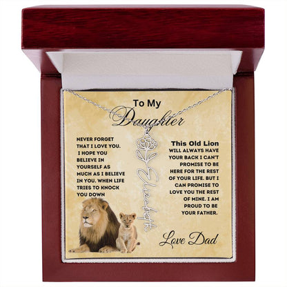 To My Daughter Forever Flower