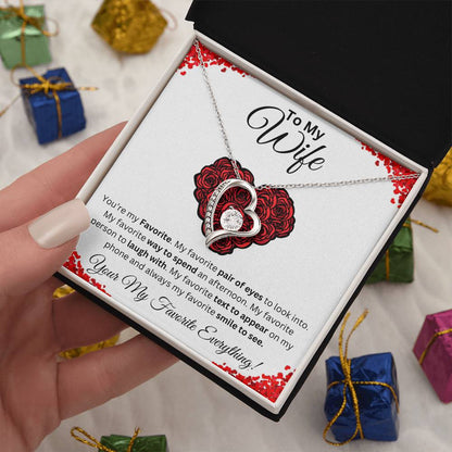 To My Wife Favorite Forever Love Necklace