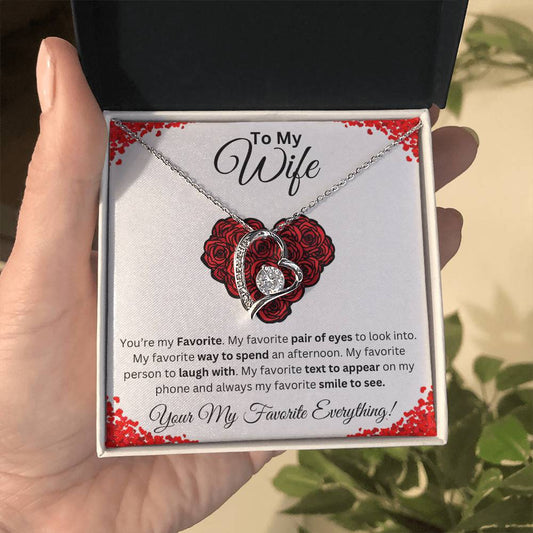 To My Wife Favorite Forever Love Necklace
