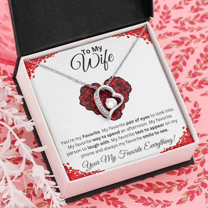 To My Wife Favorite Forever Love Necklace
