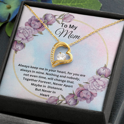 To My Mom Forever Love Necklace