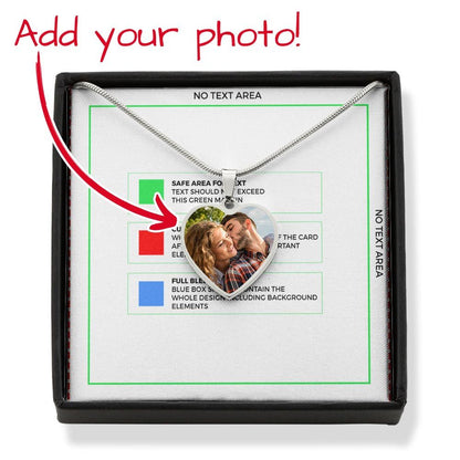 To My Mommy Heart Necklace