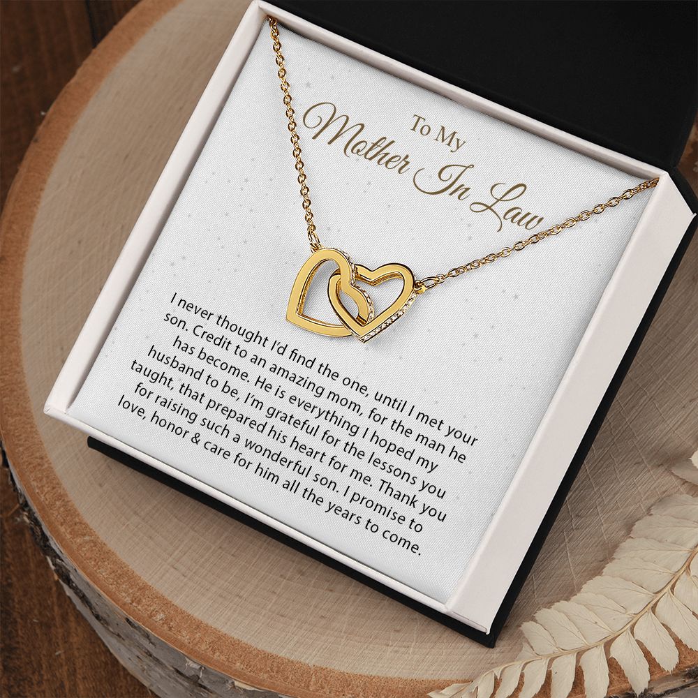 My Mother-In-Law | You are amazing - Interlocking Hearts necklace