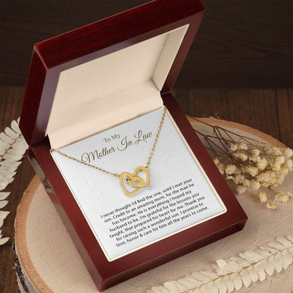 My Mother-In-Law | You are amazing - Interlocking Hearts necklace