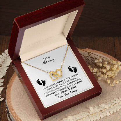 To My Mommy Interlocking Hearts