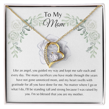 To My Mom Forever Love Necklace
